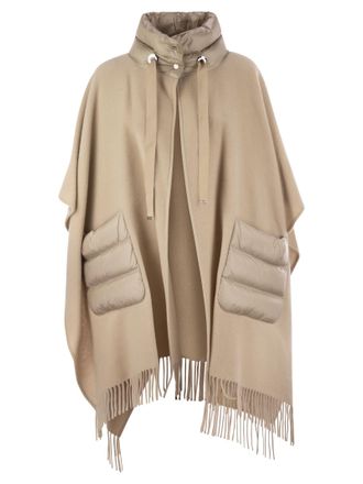 Herno Poncho Resort En Warmy E Nylon Ultraligero
