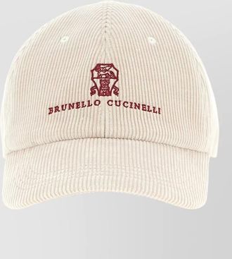 Brunello Cucinelli corduroy baseball cap