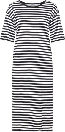 Noisy May Noisy May NOS DE Womens Nmmayden 2/4 Noos Dress, Multicolour (Black Stripes: Bright White), XS UK