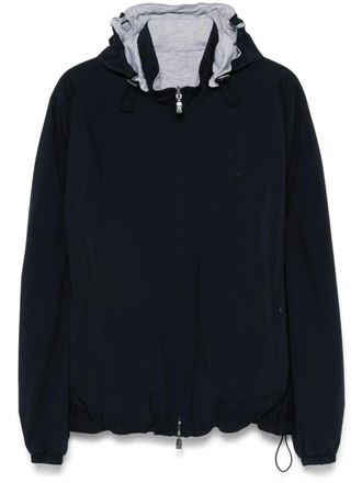 Corneliani reversible jacket - men - Cotton/Polyester/Polyester - 56 - Blue