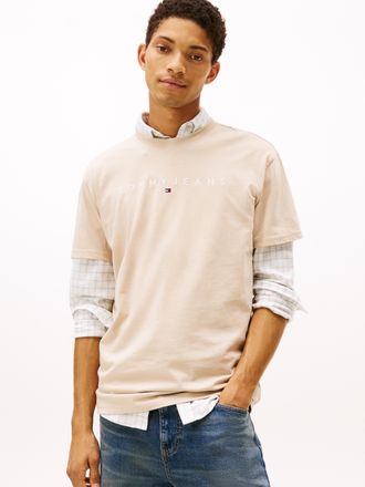 Tommy Jeans TJM REG LINEAR LOGO TEE EXT