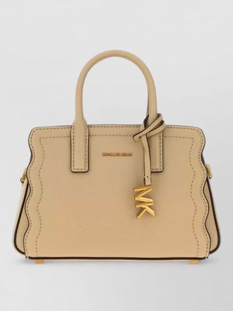 Michael Kors leila leather handbag structured silhouette