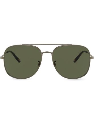 Oliver Peoples Occhiali da sole modello aviator - Giallo