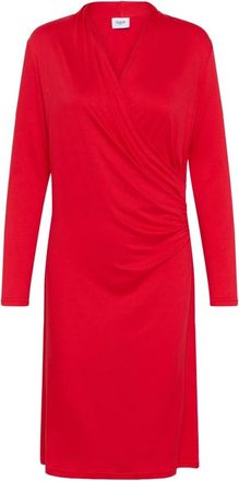 Saint Tropez ViggaSZ Wrap Dress - - Dresses - Donna - Rosso - 2XL