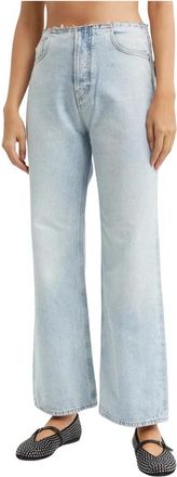 Haikure Jeans - Dames - Regular Fit Jeans - Blauw - W27 - Katoen - Jeans