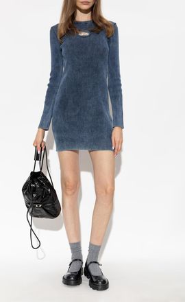 Diesel Dress M-ANCHORAGE-LS, Womens, Navy Blue