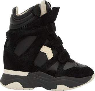 Isabel Marant Black Balskee Suede Sneakers