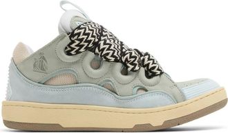 Lanvin Pale Blue Curb Sneakers