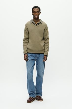 Wood Wood Pullover WWCobek Casual fit beige