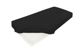 OEM S&aacute;bana Bajera Satinada 120x200x25, Negro48, Matex