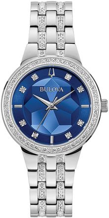 Bulova Phantom Crystal WoMens Silver Watch 96L276 Stainless Steel (archived) - One Size