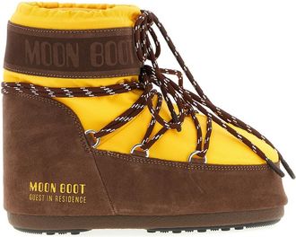 Moon Boot Yellow Brown Ankle Boots