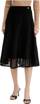 Karl Lagerfeld Mujer, Faldas, Negro, Talla: S