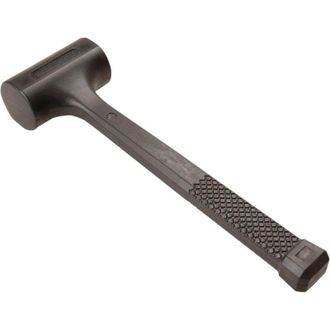 OEM Mazo Sin Rebote, Pvc, 2 Lb, 330 Mm, Negro - Crezuo