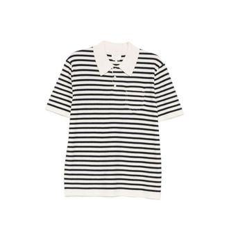 A.P.C. A. p.c. Striped Pocket Polo Shirt