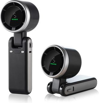 OEM Ventilador Port&aacute;til Turbo Mini, Bater&iacute;a Recargable De 3600 Mah Con Pantalla Led, Peque&ntilde;o Ventilador Personal Plegable 3 En 1 De 180&deg; Con 5 Velocidades