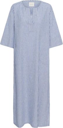 Part Two Beryl PW DR Dress - Dames - Casual kleedjes - Blauw - S - Katoen - Kleedjes