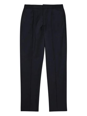 Officine G&eacute;n&eacute;rale elasticated trousers - men - Virgin Wool - 46 - Blue