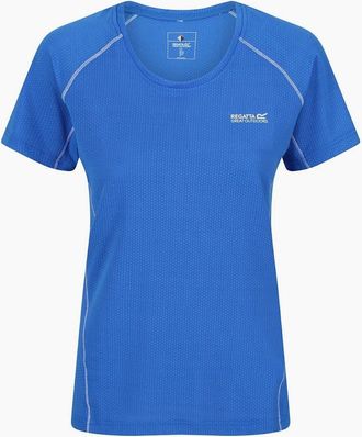 Regatta Womens Stitched Detail Scoop Neck Raglan Sleeve Jersey T-Shirt - Blue - Size: 16