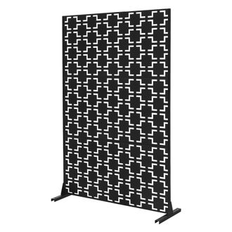 ML Design Ml-design Biombo Separador De Ambientes Milano 120x180cm Pantalla De Privacidad Con 3 Paneles Tabique Extensible Soporte Divisor Autoportante Decorati