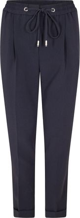 HUGO BOSS Womens 10166126 01 Straight Leg Trousers in Dark Blue - Size 16 UK