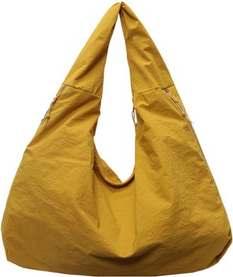 Generic Solid Color Tote Bag | Fashion Shoulder Bag | Tote Bag | Shoulder Bag Hand.bag | Grocery Shopping Tote Bag | Nylon Textured Draped for College, Work, 