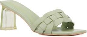 Torgeis Ela Woven Slide Sandal in Sage Green at Nordstrom Rack, Size 8.5