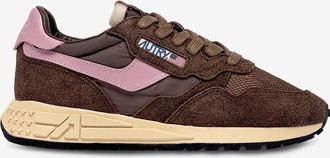 Autry Niedrige Materialmix-Schnürsneakers Reelwind