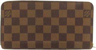 Louis Vuitton Pre-owned Wallets, female, Brown, Size: ONE SIZE Pre-owned Canvas Wallet