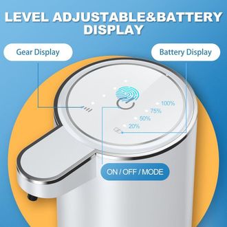 OEM Dispensador De Jab&oacute;n, Dispensador Autom&aacute;tico De Jab&oacute;n L&iacute;quido, Dispensador De Jab&oacute;n Sin Contacto, Negro