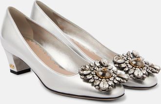 Valentino Garavani Pumps Preshoes 45 in pelle metallizzata