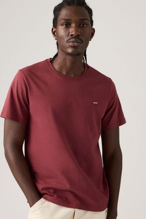 Levi's T-Shirt LEVIS ORIGINAL HM TEE, Herren, Gr. XXL, oxblood rot, Jersey, Obermaterial: 100% Baumwolle, normal h&uuml;ftbedeckend, Rundhals, Rippb&uuml;ndchen, Shirt