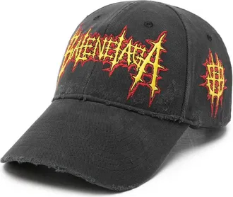 Balenciaga Embroidery Distressed Baseball Cap