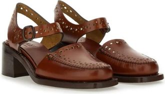 Hereu Sandalen - Picada Moccasin Sandals - Gr. 35 (EU) - in Braun - für Damen