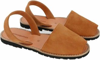 Minorquines Platte sandalen in daim Avarca