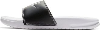 Nike (WMNS) Nike Benassi Slide Just Do It Pack White (W) Black White 343881-105