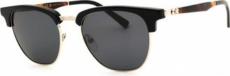 Ferragamo Dark Grey Square Mens Sunglasses SF307S 011 53