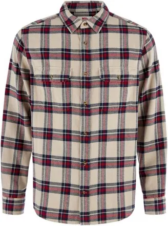 Fj&auml;llr&auml;ven &Ouml;vik Heavy Flannel Shirt Hemd f&uuml;r Herren | grau