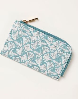 Fat Face FatFace Green Shell Printed Card Holder