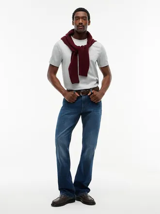 Tommy Hilfiger Mens Regular Bootcut Jean - Indigo - 30W x 30L