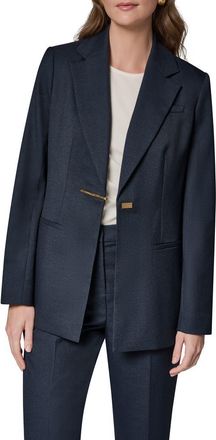 DKNY Long Blazer in Nightfall at Nordstrom, Size 14