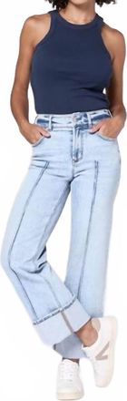 Dear John Denim Holly High Rise Cuffed Jeans In Lake Shore