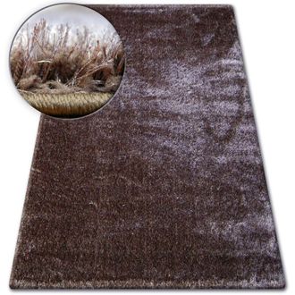 RugsX Alfombra Shaggy Verona Marr&oacute;n Brown 133x190 Cm
