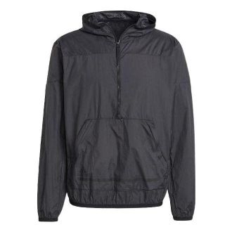 adidas Sportswear ZNE Half-Zip Windbreaker Jacket Black GQ6265