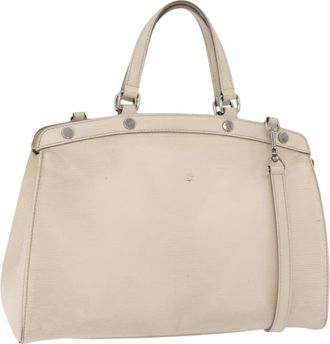 Louis Vuitton Brea Epi Leather White Leather Handbag (Pre-Owned)