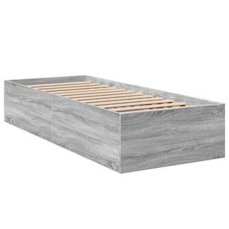 Berkfield Home Bed Frame without Mattress Grey Sonoma 90x200 cm