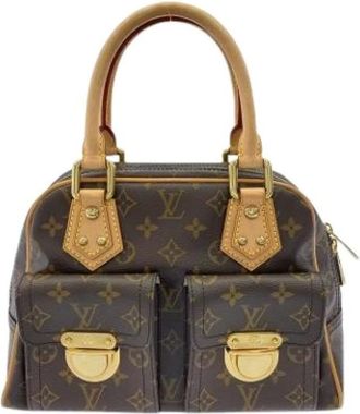 Louis Vuitton Pre-owned Handbags, female, Brown, Size: ONE SIZE Pre-owned Vintage Canvas Handbag