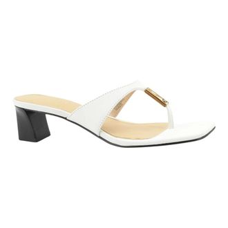 Guess Heeled Mules - female - Guess - Heeled Mules - White - 6 UK - Shoes