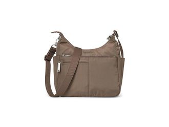Baggallini Securtextm Anti-Theft Free Time Crossbody Womens Handbags Portobello, Nylon