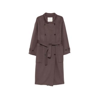 Eleh Double-breasted Belted Coat